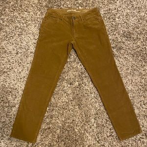 Eddie Bauer Faux Suede Tan Mom Jeans